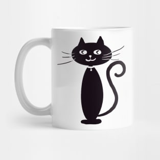 Cosmic Cat Solo (Black) Mug